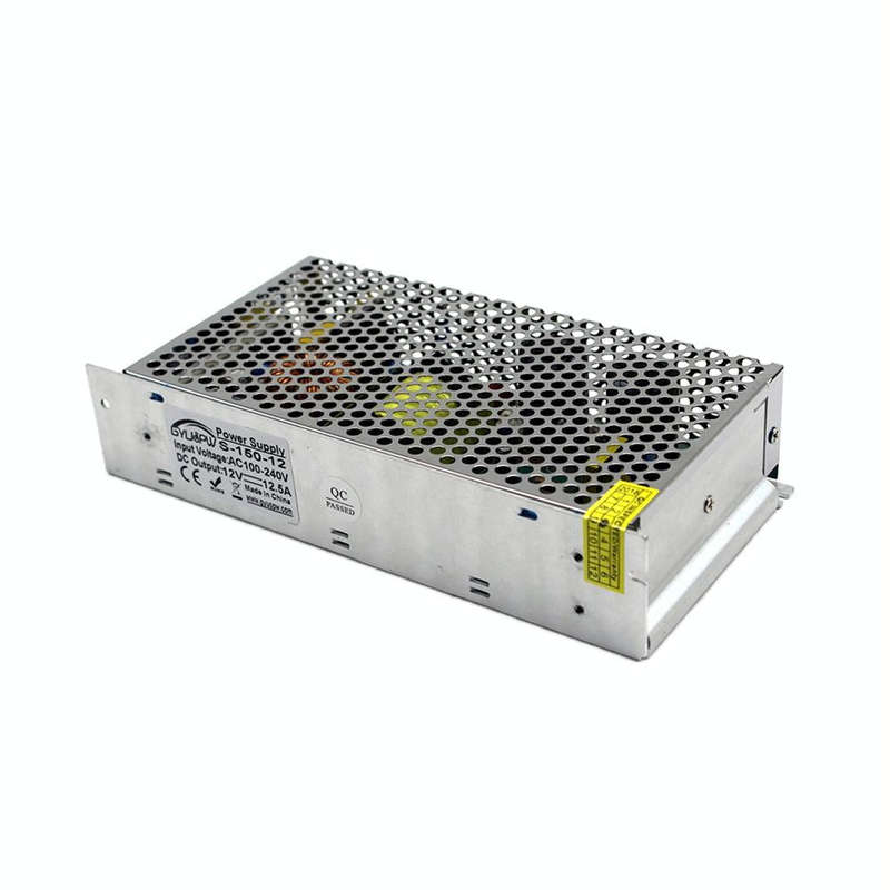 S-150-12 DC12V 12.5A 150W LED Regulated Switching Power Supply, Size: 199 x 98 x 42mm