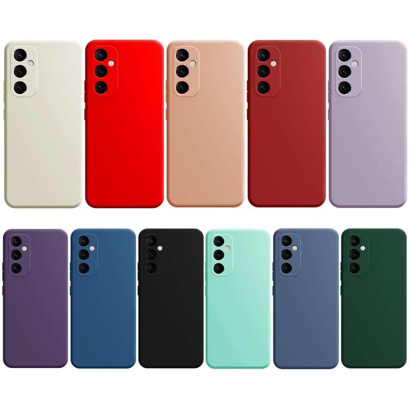 For Samsung Galaxy A35 Imitation Liquid Silicone Phone Case(Light Purple)