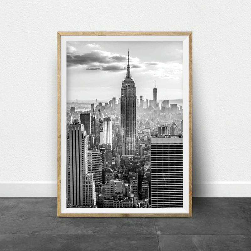 Modern Art Personality Poster Vintage Canvas Painting Wall Art Decoration Without Frame, Size:30x...
