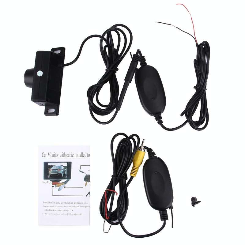 2.4G Wireless DVD Car Rear View Night Vision Reversing Backup Camera with 7 LED , Wide viewing an...