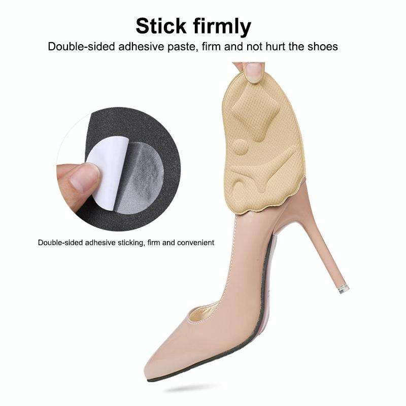 5 Pairs 085 Multi-function High Heels Soft Breathable 4D Sponge Forefoot Pad(Skin Color)