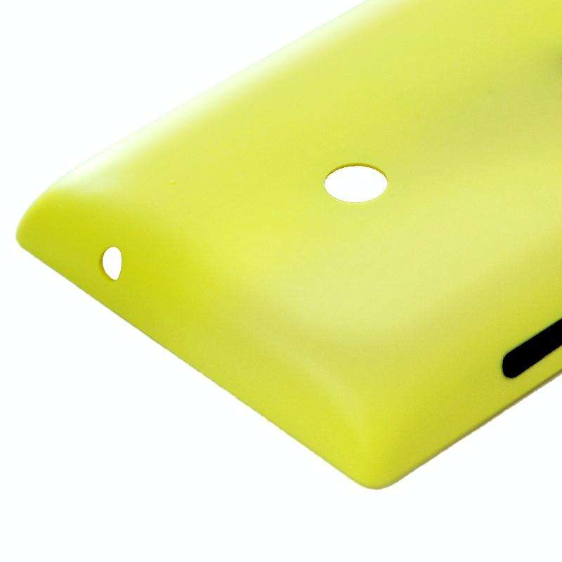 Plastic Back Housing Cover for Nokia Lumia 520(Yellow)
