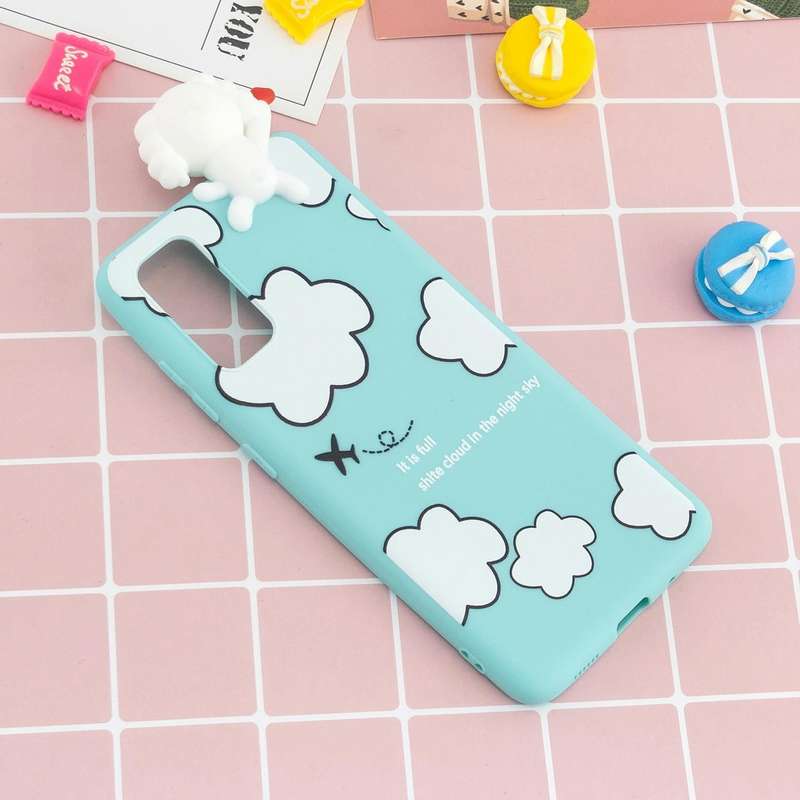 For Samsung Galaxy A33 5G Shockproof Cartoon TPU Phone Case(Clouds)