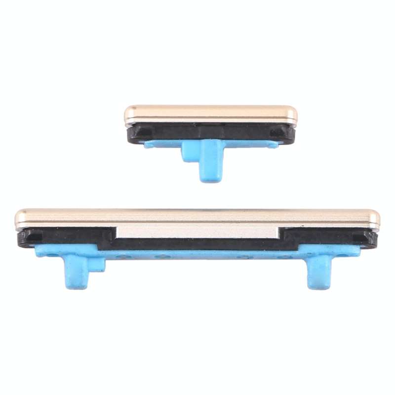 For Samsung Galaxy A8 2018 SM-A530 10pcs Power Button + Volume Control Button(Gold)