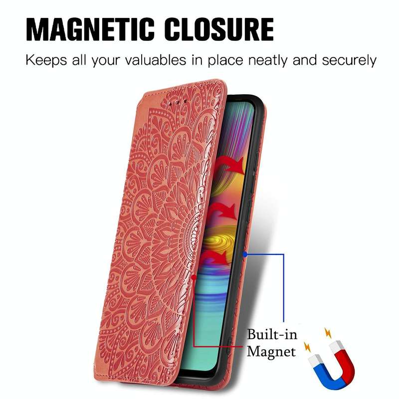 For Infinix X680 / Smart 4 Blooming Mandala Embossed Pattern Magnetic Horizontal Flip Leather Cas...