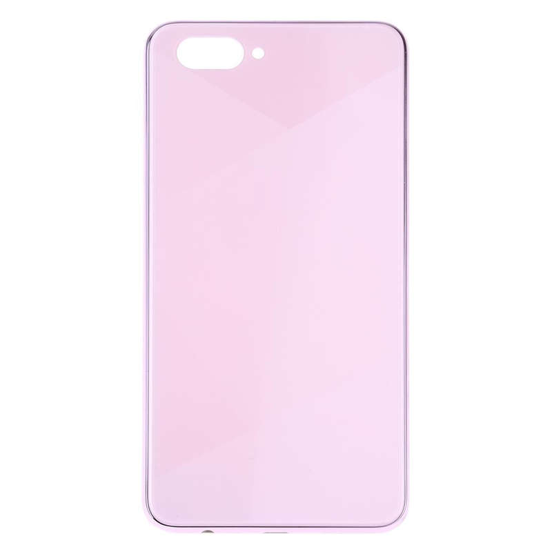 For OPPO A5 / A3s Back Cover with Frame (Pink)