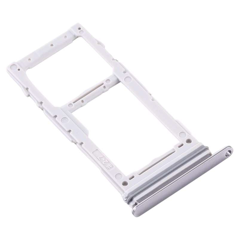 For Samsung Galaxy Note 10 Lite SM-N770 SIM Card Tray + SIM Card Tray / Micro SD Card Tray (Silver)