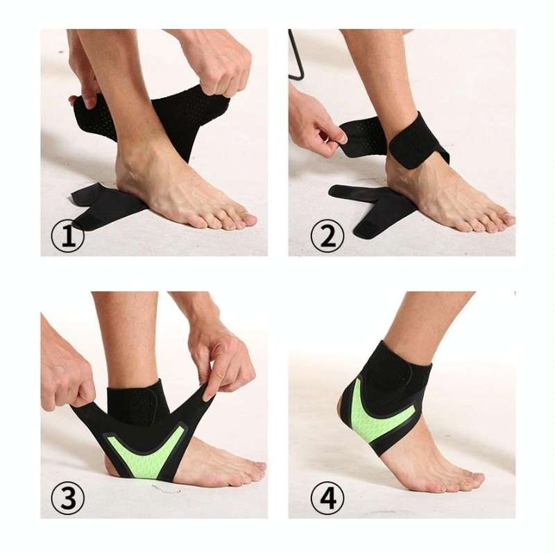 Neoprene Sports Ankle Support Ankle Compression Fixed Support Protective Strap, Specification: Ri...