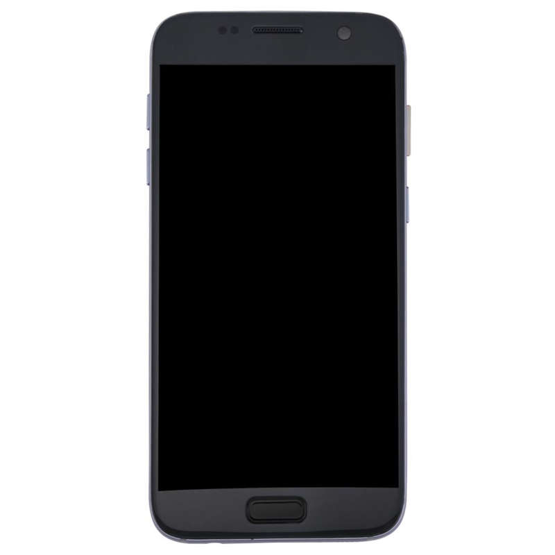 OLED LCD Screen for Galaxy S7 / G930V Digitizer Full Assembly with Frame (Grey)