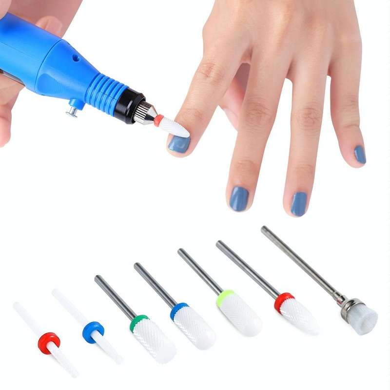 Ceramic Tungsten Steel Alloy Nail Strip Tool Set Grinding Machine Grinding Brush Polishing Tool, ...