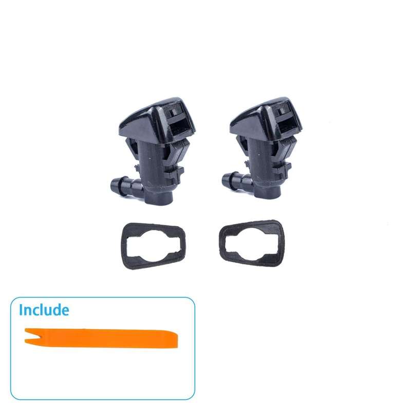 2 PCS Windshield Washer Wiper Jet Water Spray Nozzle 68260443AA for Jeep Grand Cherokee 2005-2013