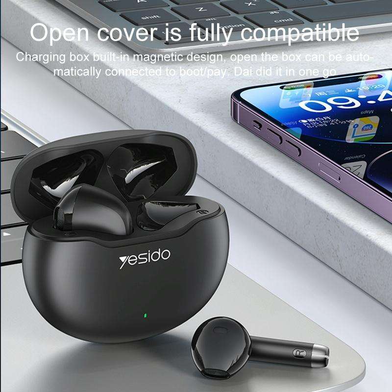 Yesido TWS21 Bluetooth 5.3 TWS Wireless Bluetooth Earphone (White)