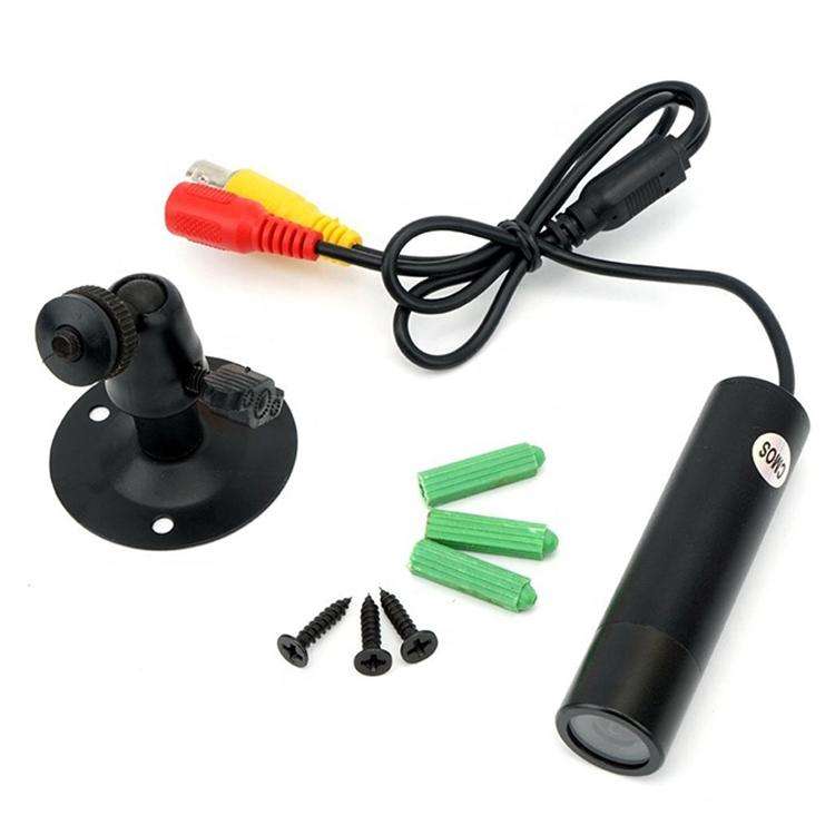 1/3 CMOS Color 380TVL Mini Waterproof Camera(Black)