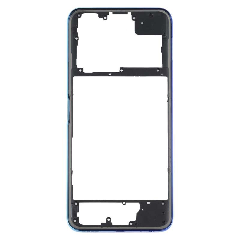 For Vivo Y51s V2002A Middle Frame Bezel Plate(Blue)