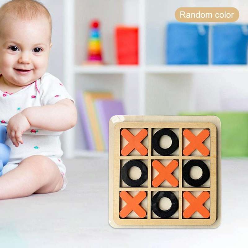 5 PCS Tic TAC Toe Kids Gift Board Game Developing Noughts And Crosses Table Game, Random Style De...