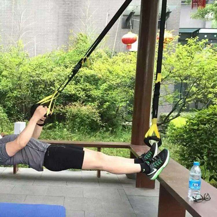 P3-1 Fitness Exercise Hanging Pulling Rope TRP3X Wall Pulley Yoga Belt, Main Belt: 1.4m, Home Ver...