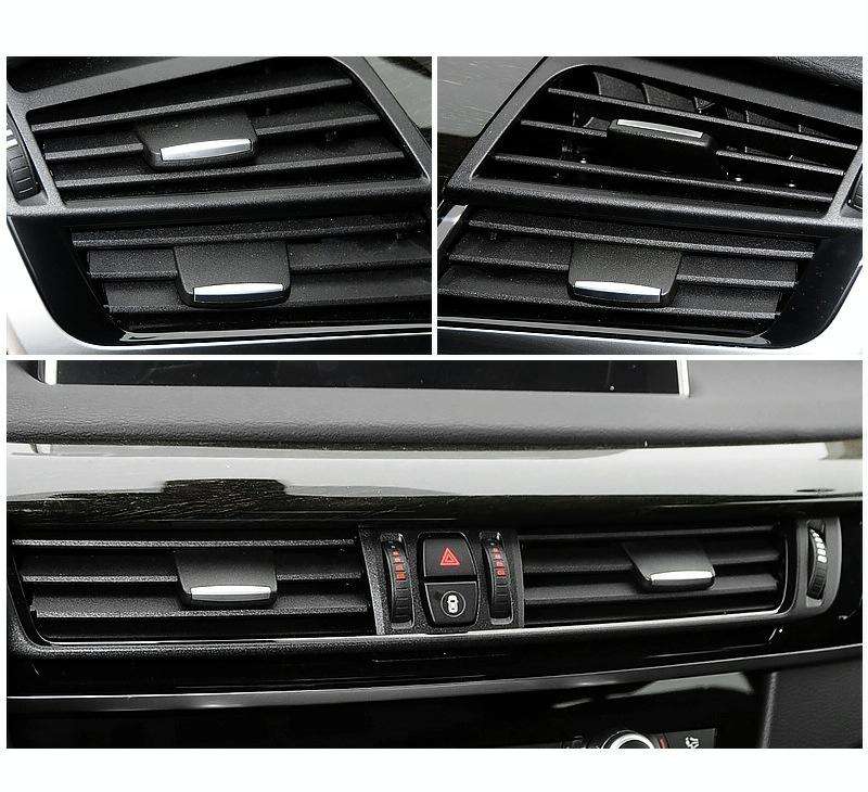 Car Front Air Conditioning Exhaust Switch Paddle Air Conditioning Leaf Clip for BMW X5 / X6, Left...