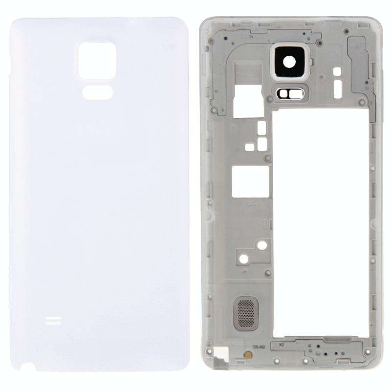 For Galaxy Note 4 / N910V Full Housing Cover (Middle Frame Bezel Back Plate Housing Camera Lens P...
