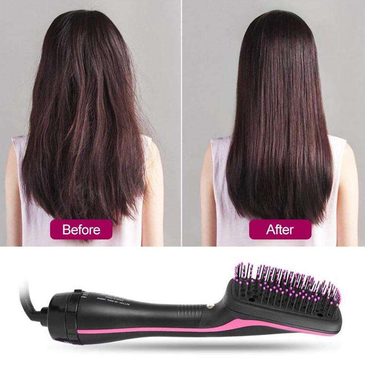 Professional Multi Function Electric Hair Blow Brush Hot Air Hair Curls Comb Salon Hair Styler, P...