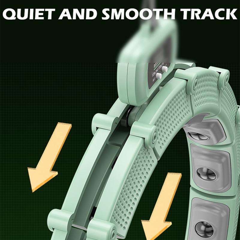 Smart Abdominal Ring Waist Trainer Magnet Massage Loss Weight Exercise Equipment With Belt Green(...