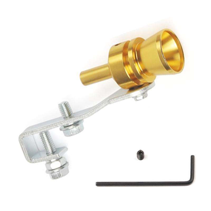 Universal Aluminum Turbo Sound Exhaust Muffler Pipe Whistle Car / Motorcycle Simulator Whistler, ...