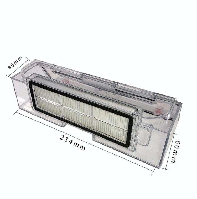 Sweeping Robot Dust Box with Filter for Xiaomi Vacuum Cleaner(White)