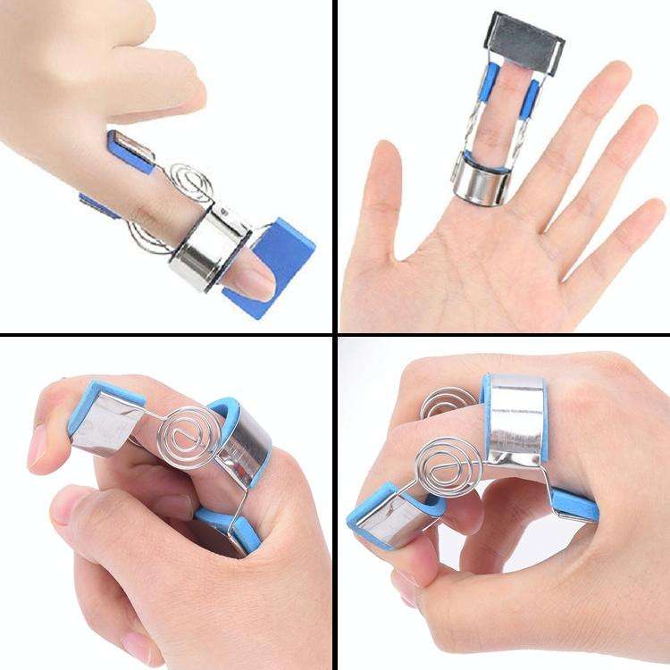 Stainless Steel Finger Exercise Finger Joint Orthosis Fracture Fixation Splint Active Straight Ha...