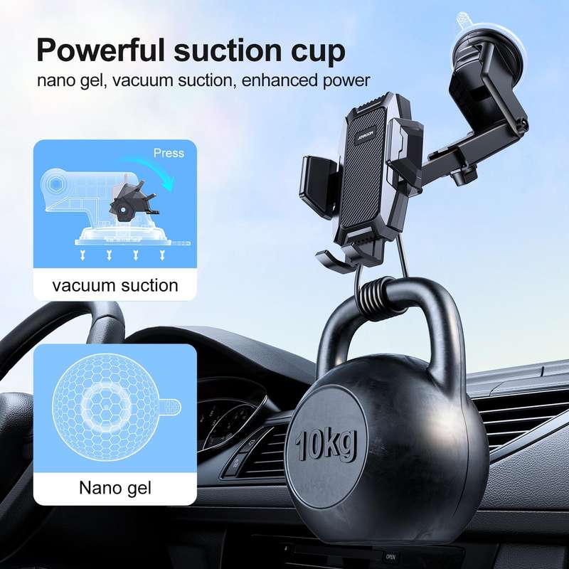 JOYROOM JR-ZS285 Mechanical Car Dashboard Phone Holder(Black)