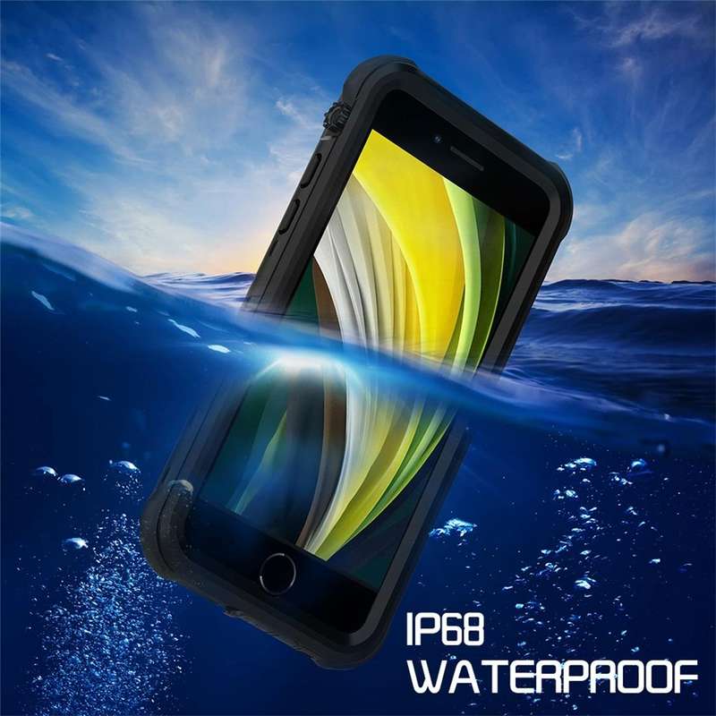 For iPhone SE 2022 / SE 2020 RedPepper Shockproof Waterproof Solid Color PC + TPU Protective Case...
