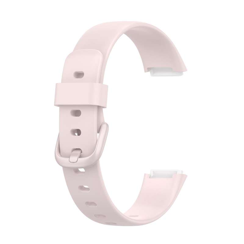 For Fitbit Luxe Silicone Color Buckle Watch Band, Size:L(Khaki)