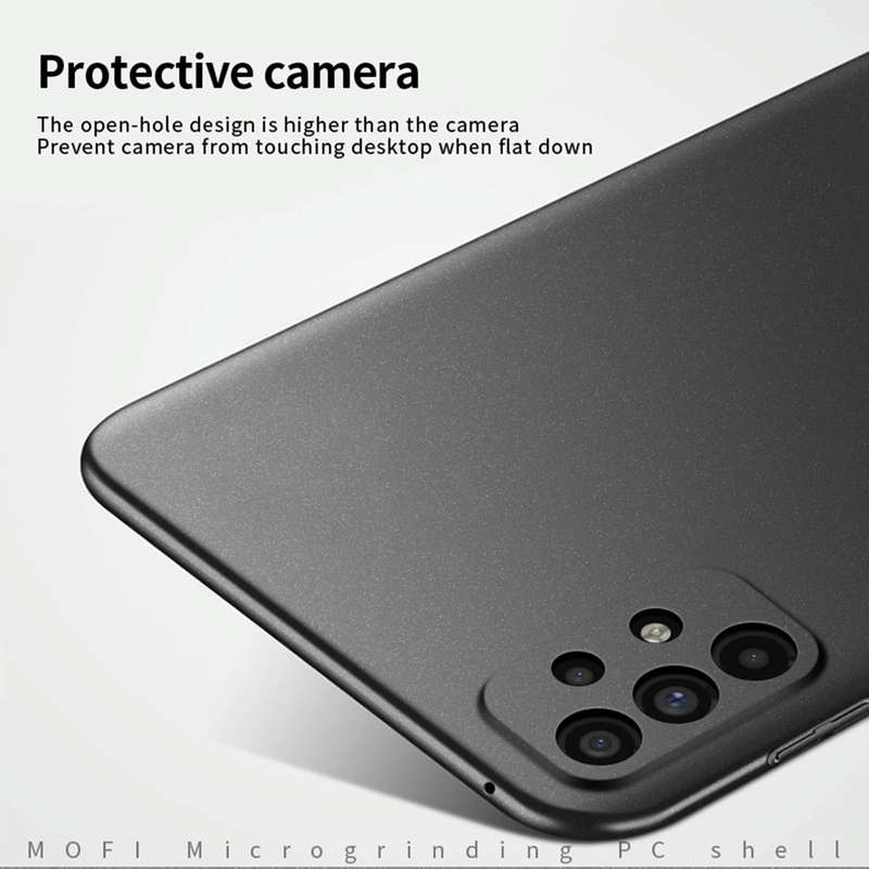 For Samsung Galaxy A73 5G MOFI Fandun Series Frosted PC Ultra-thin All-inclusive Phone Case(Gray)