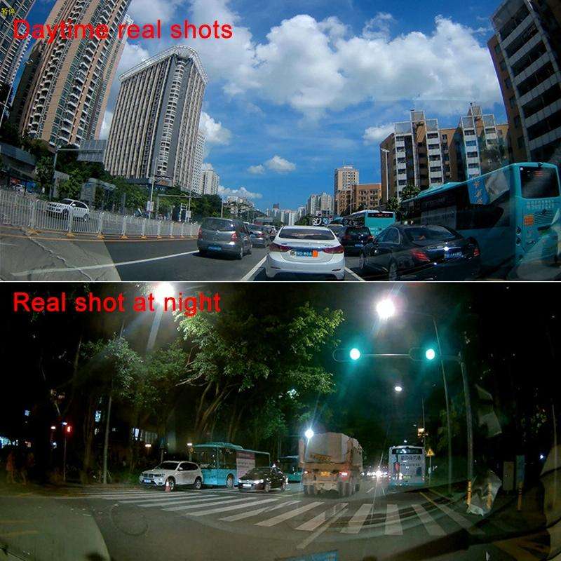 Z30 WiFi Dual-lens HD 2160P Non-light Night Vision 360-degree Panoramic Driving Recorder, Standar...