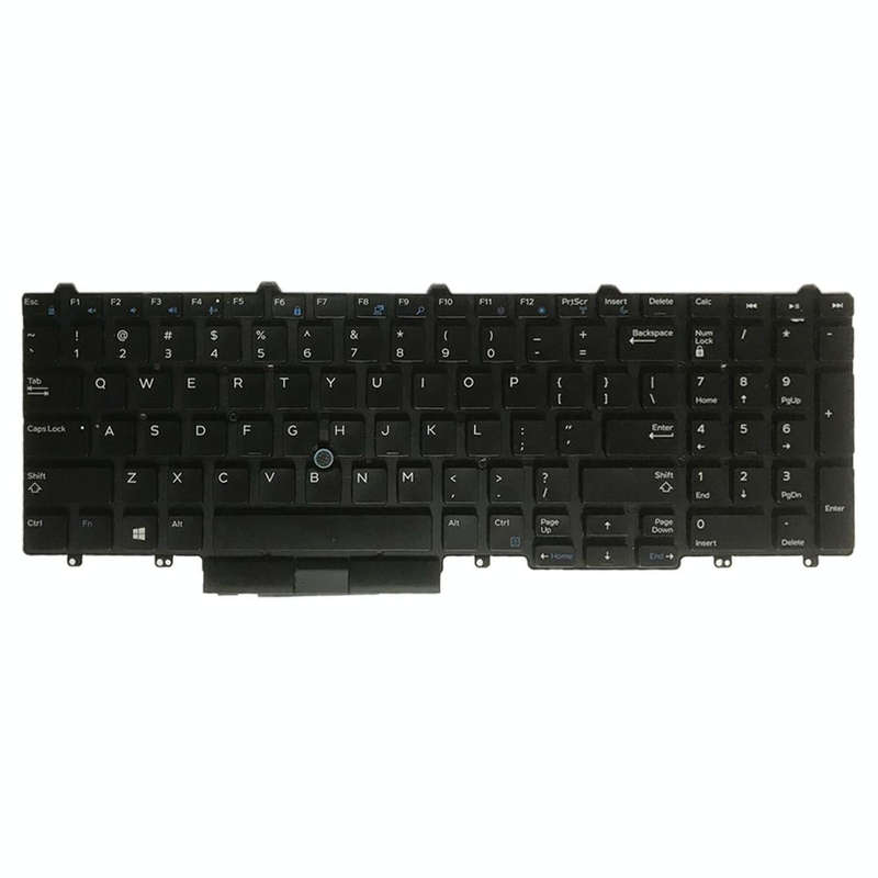 US Version Keyboard for Dell Latitude E5550 5570 5580 5590 Precision 3510 3520 3530 7510 7520 753...