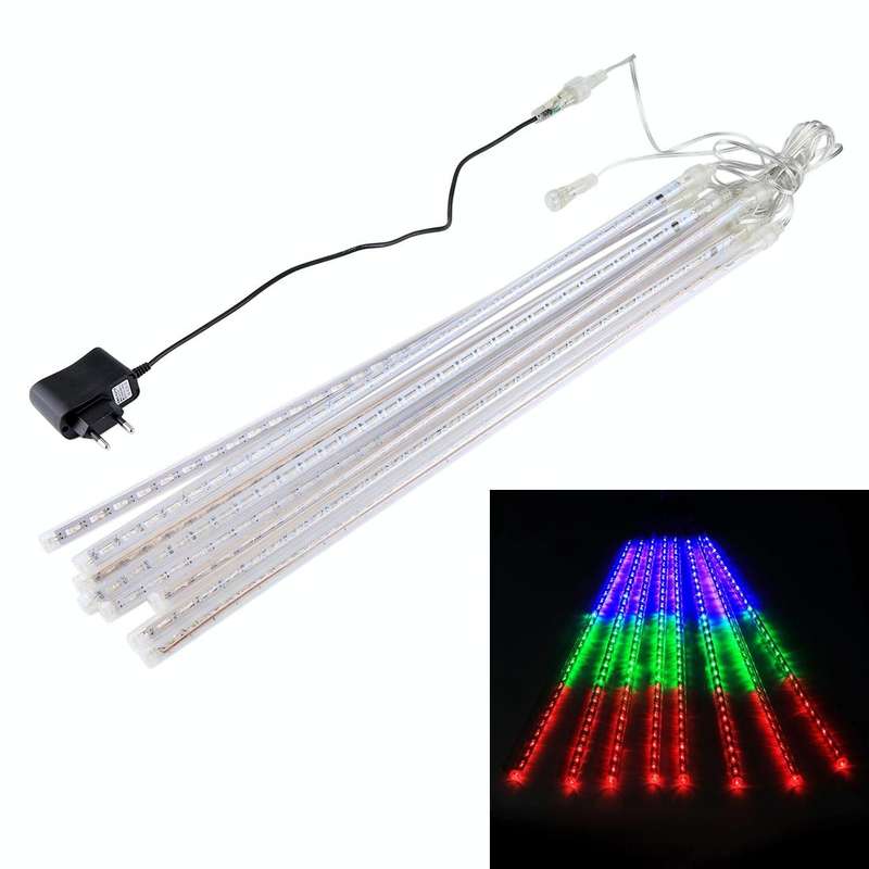 50cm 8 Tubes DIP Meteor Rain Light, LED Decorative Light, Tube Diameter: 1.2cm, AC 100-240V, US, ...