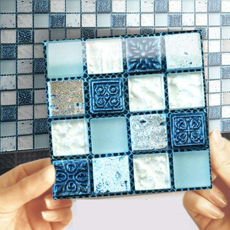 20 PCS / Set Kitchen Stove Oil-Proof Sticker Ceramic Tile Decoration Self-Adhesive Wall Sticker, ...