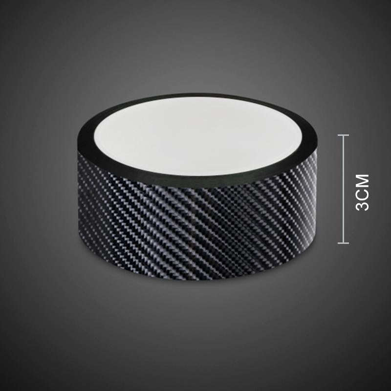 Universal Car Carbon Fiber Door Anti-collision Strip Protection Guards Trims Stickers Tape, Size:...