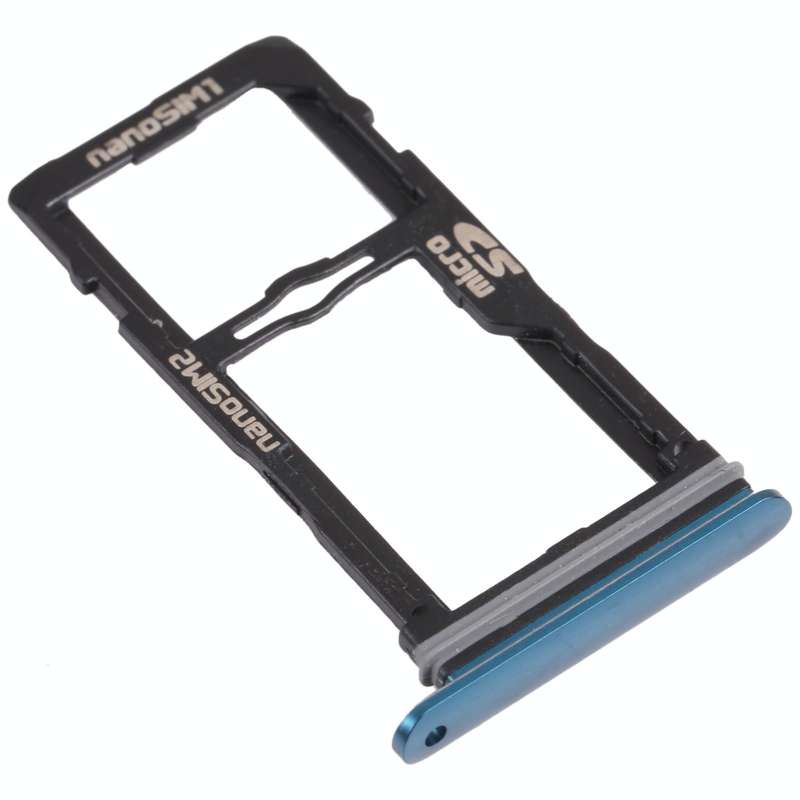 Nano SIM Card Tray + Nano SIM Card Tray / Micro SD Card Tray for LG G8S ThinQ LMG810, LM-G810, LM...
