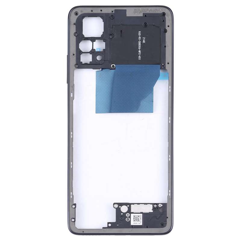 Middle Frame Bezel Plate for Xiaomi Poco X4 Pro 5G/Redmi Note 11E Pro(Black)