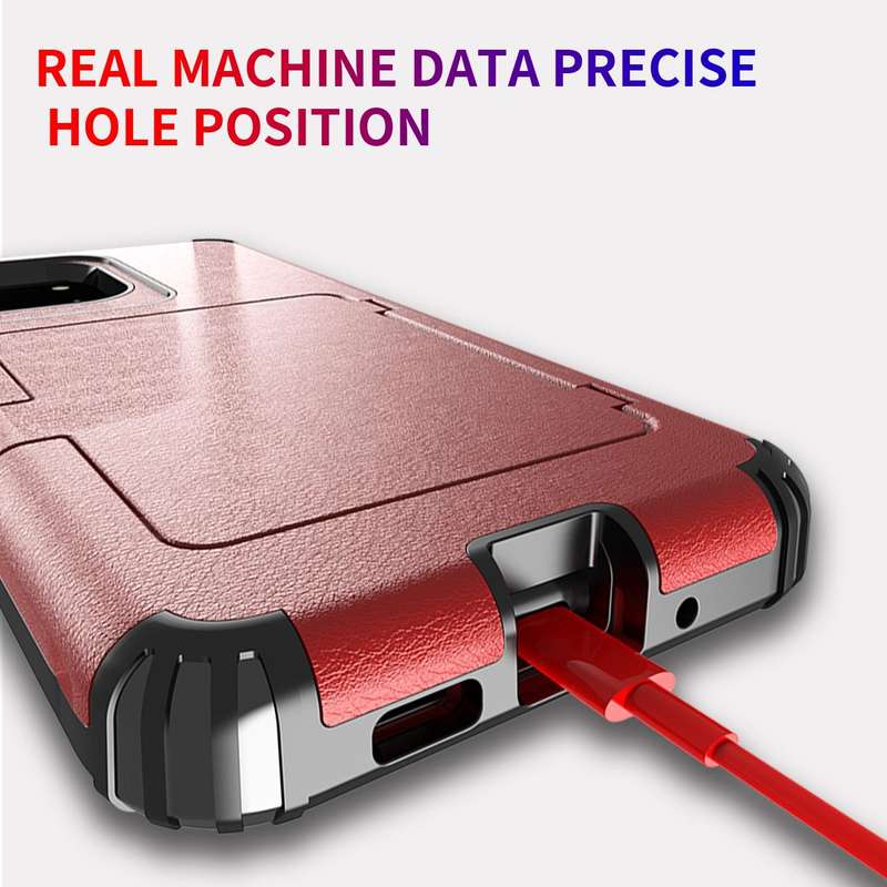 For Samsung Galaxy S20+ Dustproof Pressure-proof Shockproof PC + TPU Case with Card Slot & Mirror...