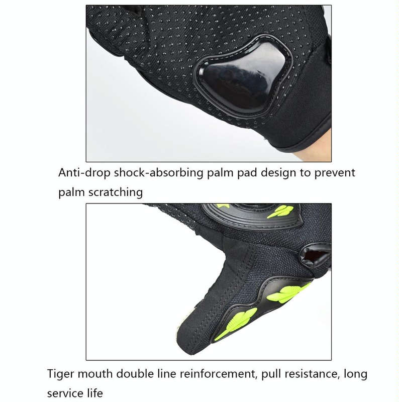 MOTOCENTRIC 13-MC-010 Touch Screen Motorcycle Breathable Gloves, Specification: M(Red)