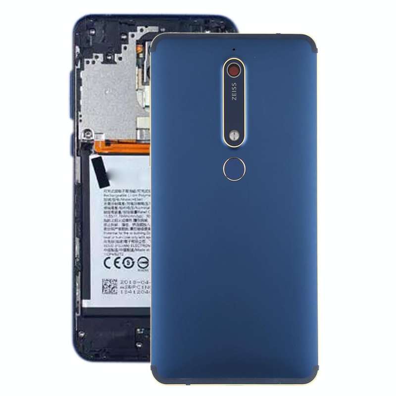 Battery Back Cover with Camera Lens & Side Keys & Fingerprint Sensor for Nokia 6.1 / 6 (2018) / 6...