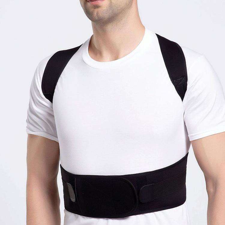Male Female Adjustable Magnetic Posture Corrector Corset Back Men Brace Back Shoulder Belt Lumbar...