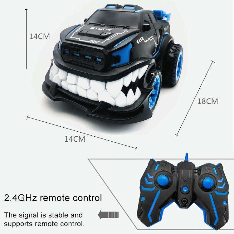 HD885J Devil Tooth Shape 360 Degree Upright Rotation Stunt Remote Control Car Electric Vehicle To...
