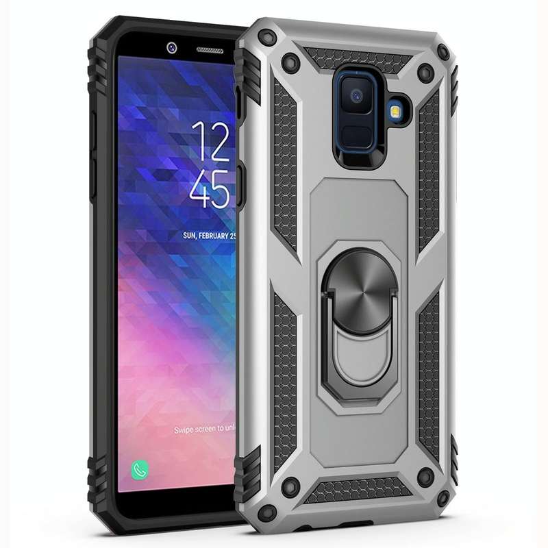 Armor Shockproof TPU + PC Protective Case for Galaxy A6 (2018), with 360 Degree Rotation Holder (...
