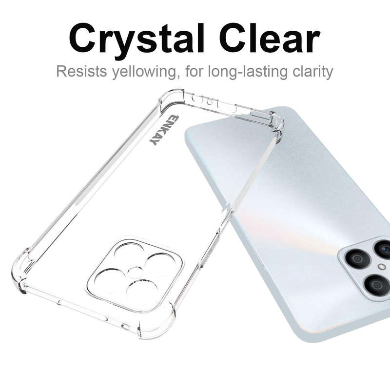 For Honor X8 ENKAY Transparent TPU Shockproof Phone Case