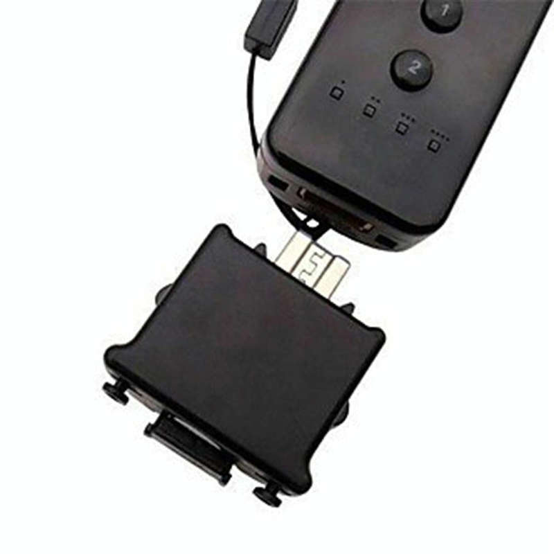For Nintend Wii Console Remote Motion Plus Adapter Sensor(White)
