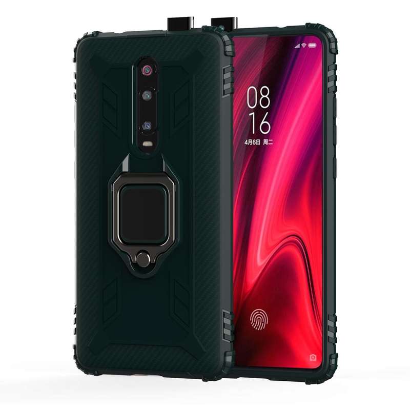 For Xiaomi 9T & 9T Pro & Redmi K20 & Redmi K20 Pro Carbon Fiber Protective Case with 360 Degree R...