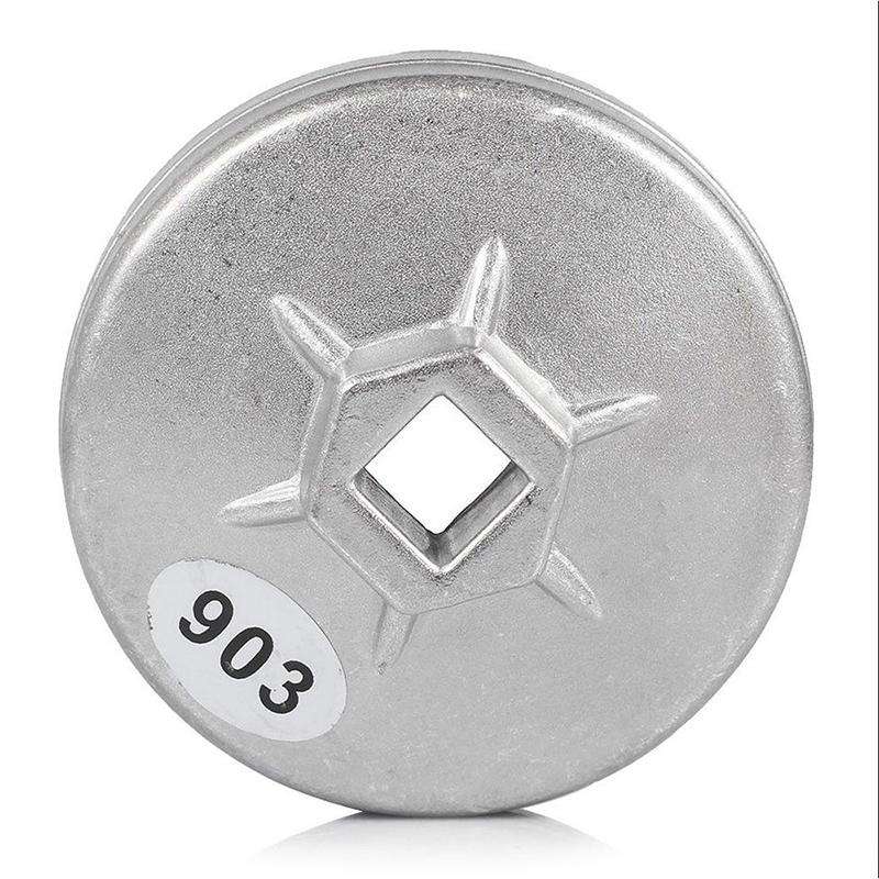 903 74mm 14 Flute Aluminum Oil Filter Wrench Socket Remover Tool for BMW AUDI Benz