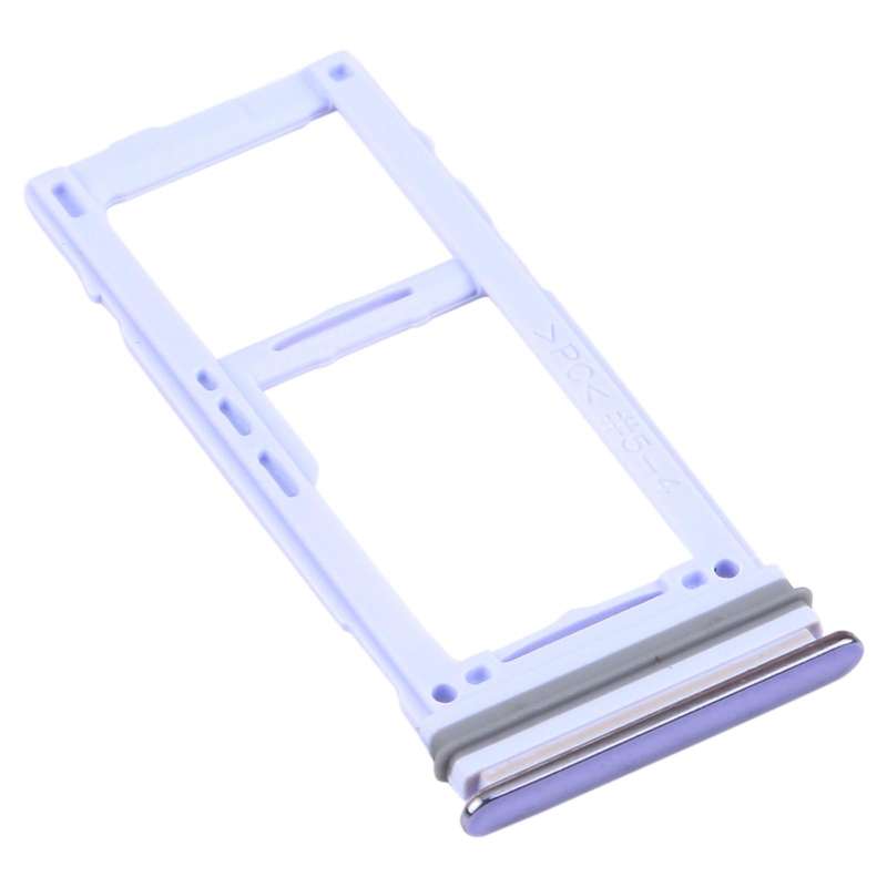 For Samsung Galaxy A52 SM-A525 SIM Card Tray + SIM Card Tray / Micro SD Card Tray (Purple)