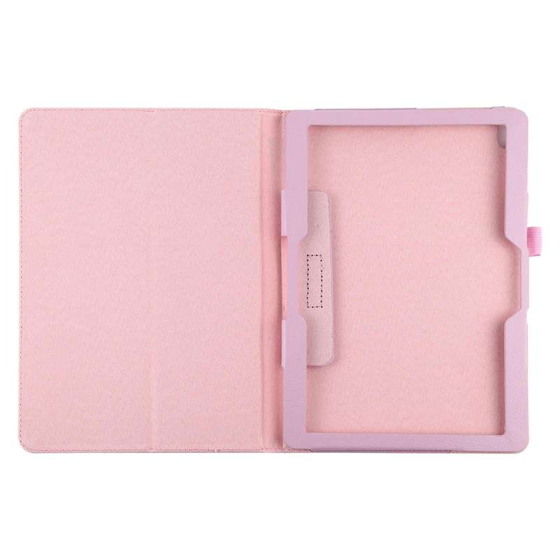 For Lenovo M10 Plus TB-X606F Litchi Texture Solid Color Horizontal Flip Leather Case with Holder ...